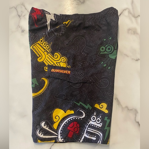 Quiksilver boys swim trunk size large - Picture 2 of 10